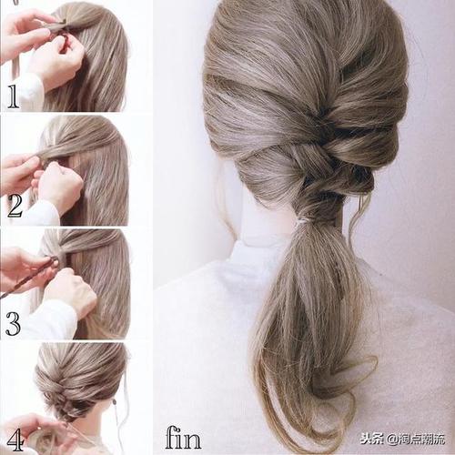 按照这样的教程编头发你也能编出漂亮的发型喜欢编发来收图