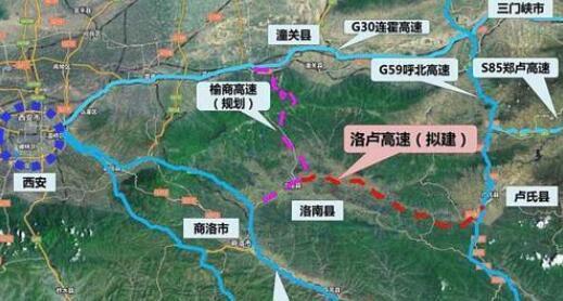 公路在2020年12月27日开工建设,这条高速公路就是卢洛高速公路河南段