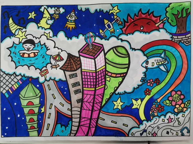 平昌县思源实验学校《科幻画》优秀作品集