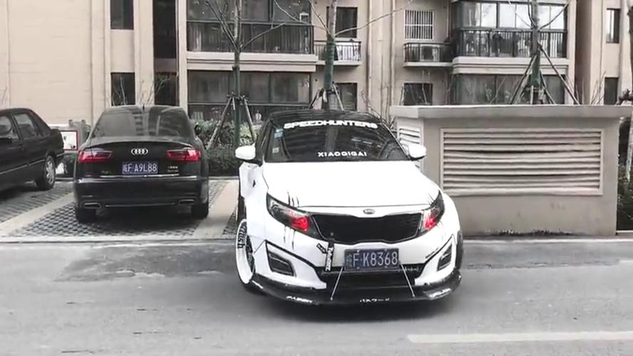 视频:爆改外观的起亚k5,要是再装个大尾翼就完美了