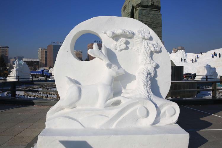 长春雪雕展