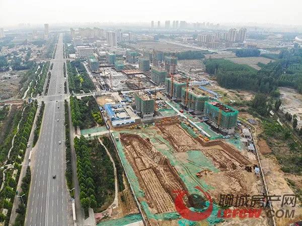 光岳路纵贯南北,向北直通聊城主城区与经济开发区;松桂路横贯东西,东