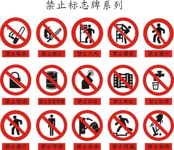 生活中,我们经常可以在电影院,商场,学校等公共场所看见这些安全标志