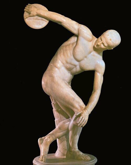 米隆《掷铁饼者》复制品