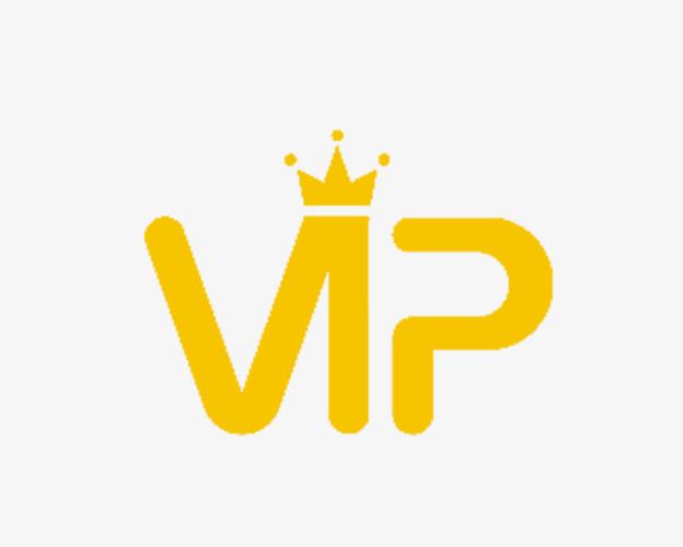 vip_黄色vip效果png素材-90设计