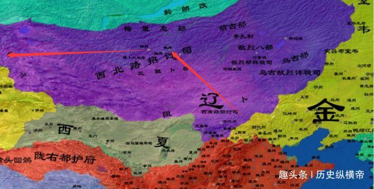 西辽开国皇帝耶律大石为什么要放弃中原,逃到西域去建国?