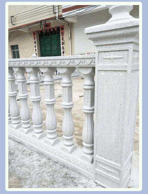 水泥仿木栏杆价格江西赣州艺高水泥仿木栏杆生产别墅阳台水泥仿木栏杆