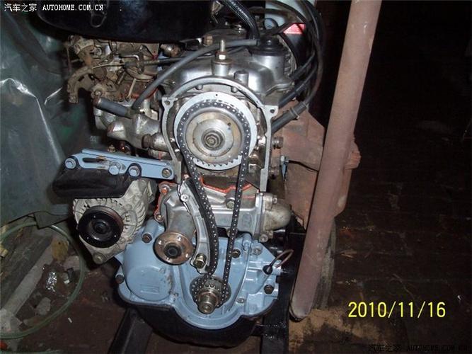 作业  本次维修的重点之处就是由静音时规链条代替了原来的正时皮带