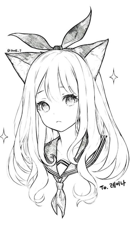 动漫人物手绘铅笔画动漫人物手绘铅笔画简单