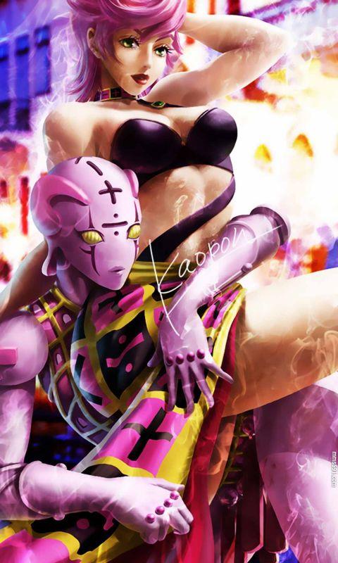 jojo的奇妙冒险迪亚波罗女儿特莉休·乌纳手机壁纸图片集(5)