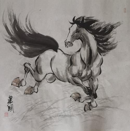 画马习作