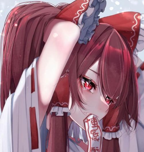 酷炸红眼小姐姐女生头像