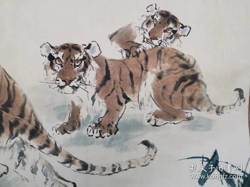 刘继卤弟子巩大川巨幅一幅一丈六画心尺寸490cmx190cm