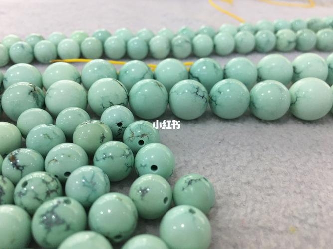 水草纹菜籽黄绿松石_绿松石_绿松_原矿绿松石_兴趣爱好_兴趣爱好其他