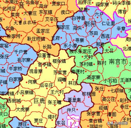 邢台巨鹿10镇,广宗8镇,新河6镇变迁之人口,土地,工业最新统计