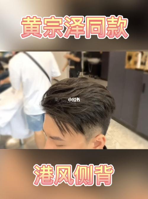 黄宗泽同款港风侧背_发型_男生发型_时尚_发型