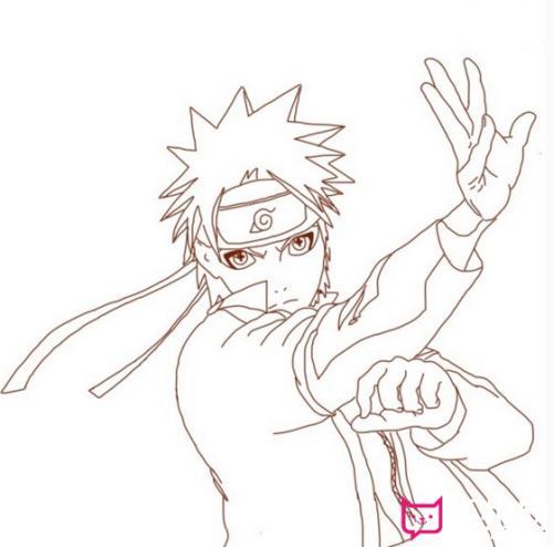 火影忍者简笔画手抄报手抄报模板大全
