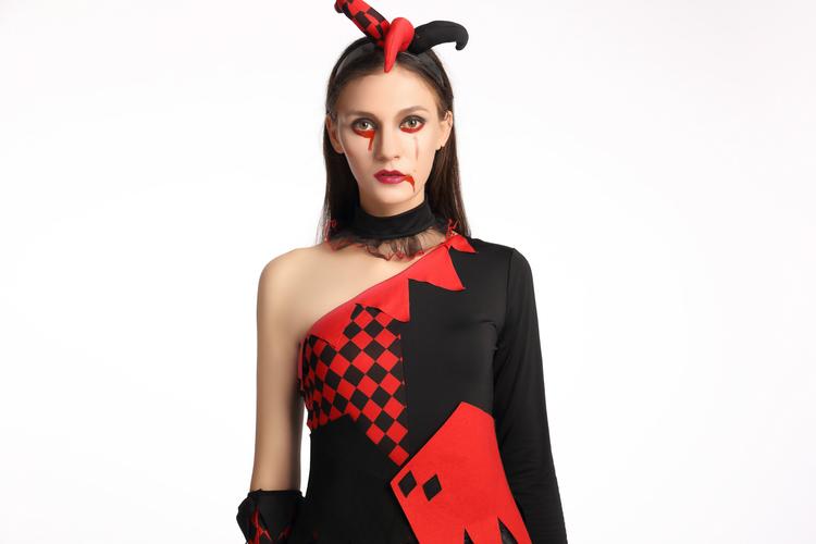 万圣节服装角色扮演马戏团小丑装鬼新娘女巫婆吸血鬼酒吧演出服