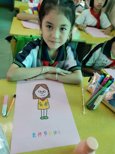 荏苒盈虚,师恩如海 三亚立达学园庆祝"教师节"学生绘画送祝福活动