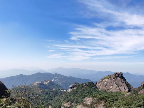补发云髻山风景