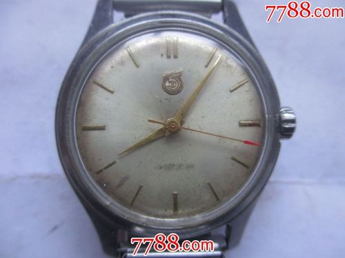 1958年天津手表厂\全钢17钻防水【58-001.