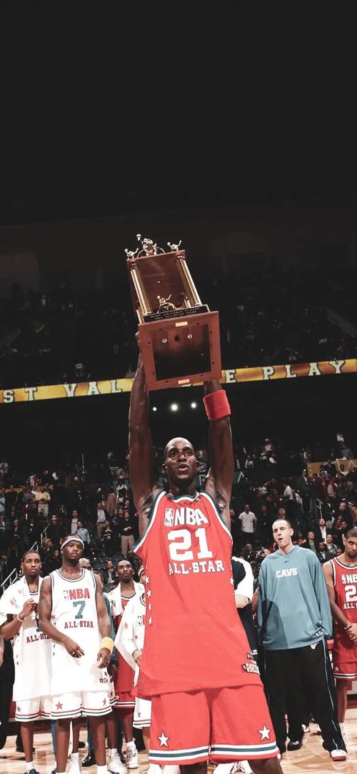 篮球壁纸狼王加内特高清大图