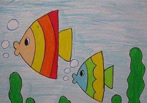 画画一年级儿童画一年级儿童画主题是《节水节粮节电》画画一年级