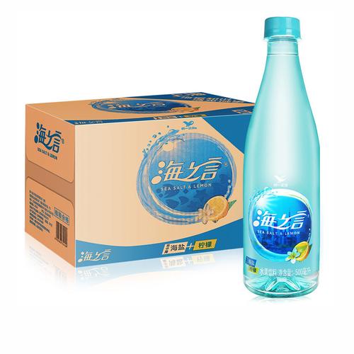 统一一水饮料海之言柠檬500ml15瓶整箱海盐果味果味