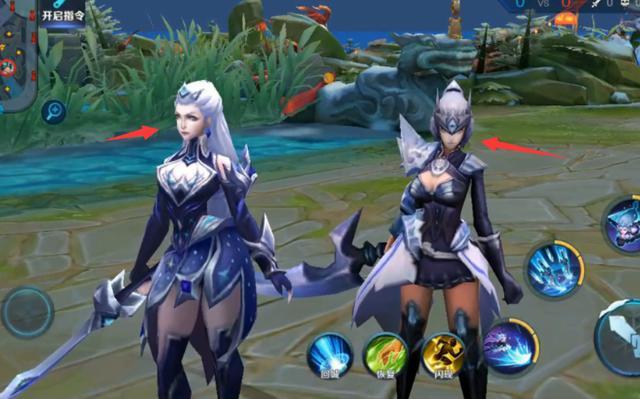 王者荣耀新版露娜和旧版露娜3d视角相遇后会发生什么呢