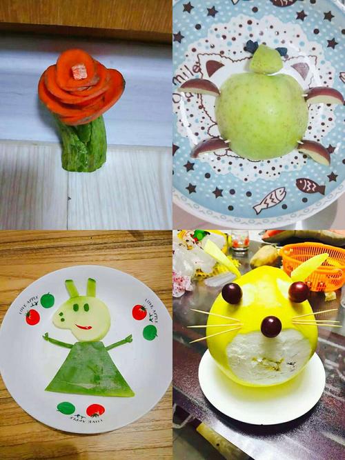 水果宝宝变变变 ----中二班亲子手工制作