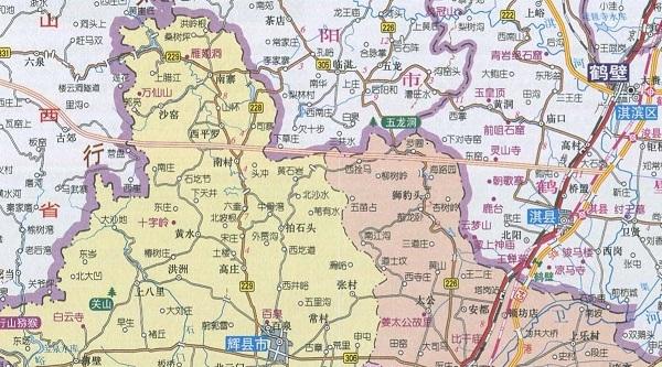河南省新乡地图高清版