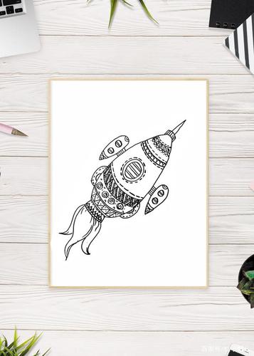 手工美术——火箭飞升