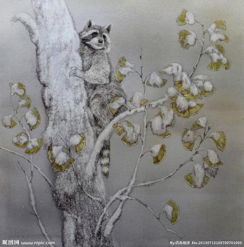 动物国画图片