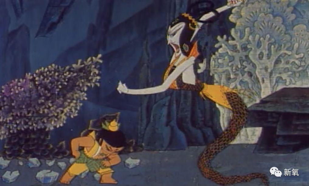 还有一些更容易被我们忽视的小细节,比如说《葫芦小金刚》中青蛇