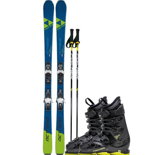 fischer费舍滑雪板双板套装全套男女女款初中级装备