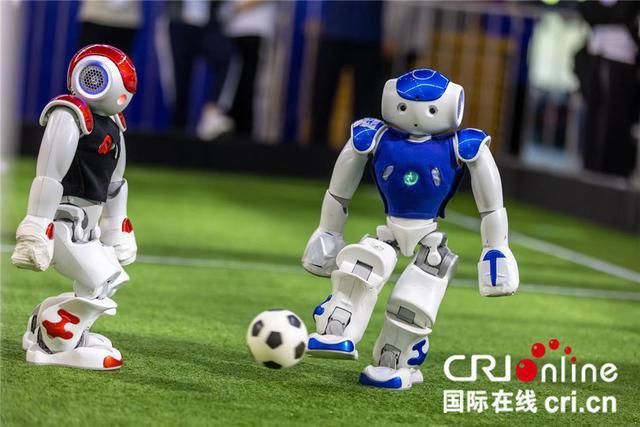robocup足球机器人标准平台组比赛现场.
