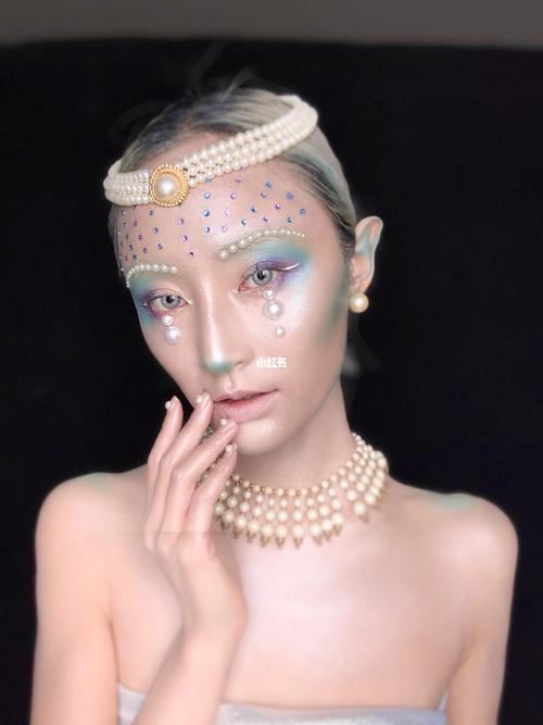 90珍珠公主94仿妆90_珍珠_仿妆_星际特工:千星之城影评_创意妆