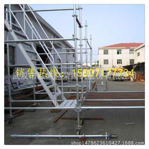 新品盘扣式脚手架爬梯圆盘式脚手架爬梯建筑爬梯