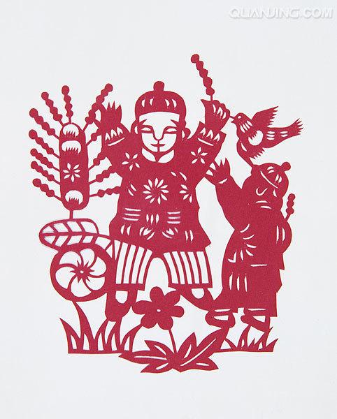 糖葫芦剪纸
