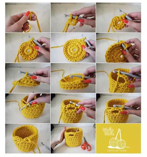 钩织.编织.手工diy.杯子.杯套.隔热套.