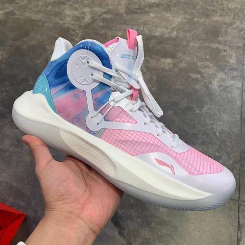 李宁篮球球鞋2021新款音速9td棉花糖减震耐磨篮球鞋