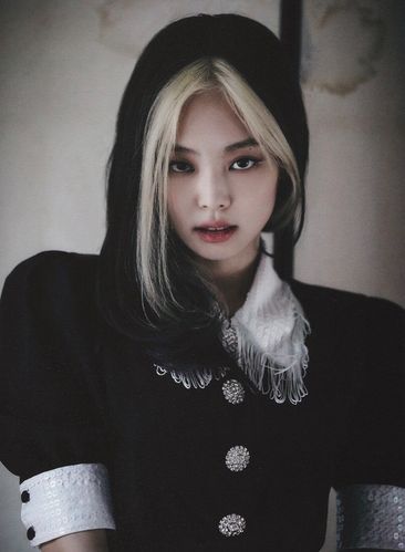 jennie的挑染刚开始有点迷,后来真香警告!这是哪里的"