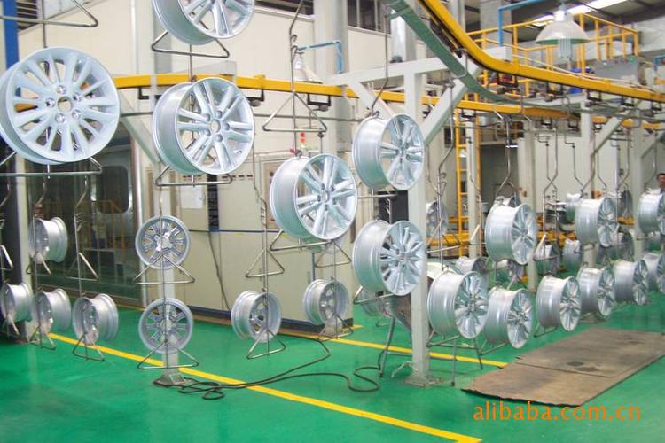 汽车铝轮喷漆喷粉喷涂设备轮毂涂装生产线钢圈线-工厂店中国采购产品