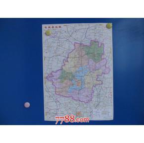 巨鹿县交通旅游图-四开地图