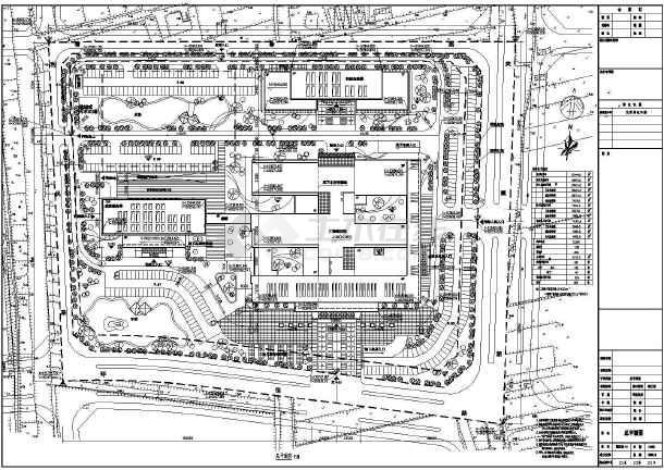 【台州】某县人民医院七层科研后勤楼建筑施工图