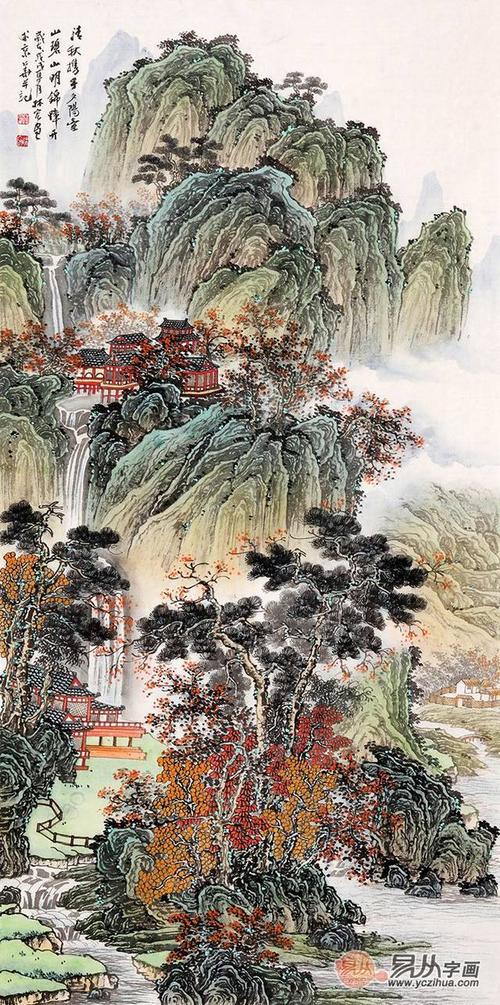 画家李林宏禅意摹宋元山水画作品欣赏 禅味盎然