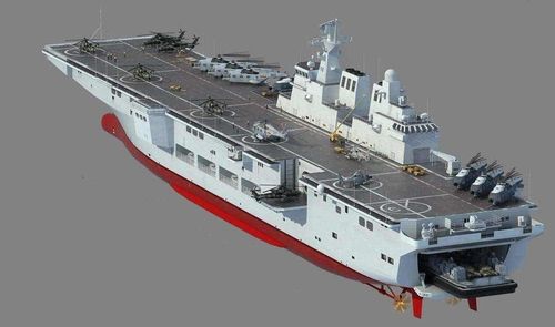 相对来说,075两栖攻击舰的主要功能就是执行登陆作战,肩负着运输人员