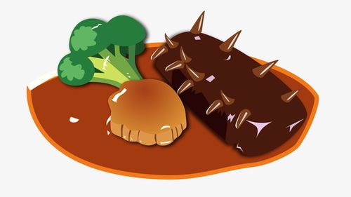 关键词 : 卡通手绘,创意,动漫动画,简约,鲍汁海参,美食