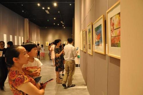 民族魂中国梦师生书画作品联展正式开幕