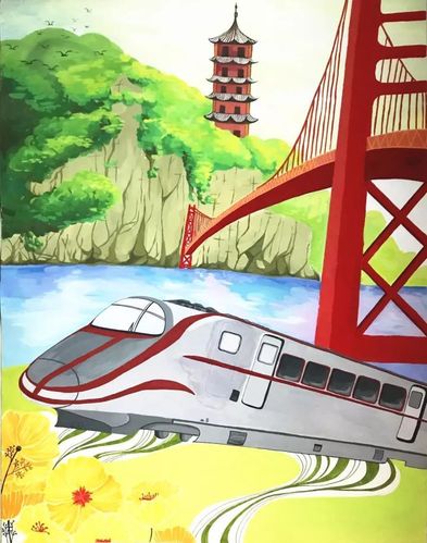 征集的九景衢铁路绘画作品来了,你最喜欢哪幅?